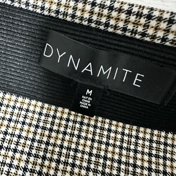 Dynamite A-Line Plaid Skirt with Buttons Academia - Picture 7 of 10